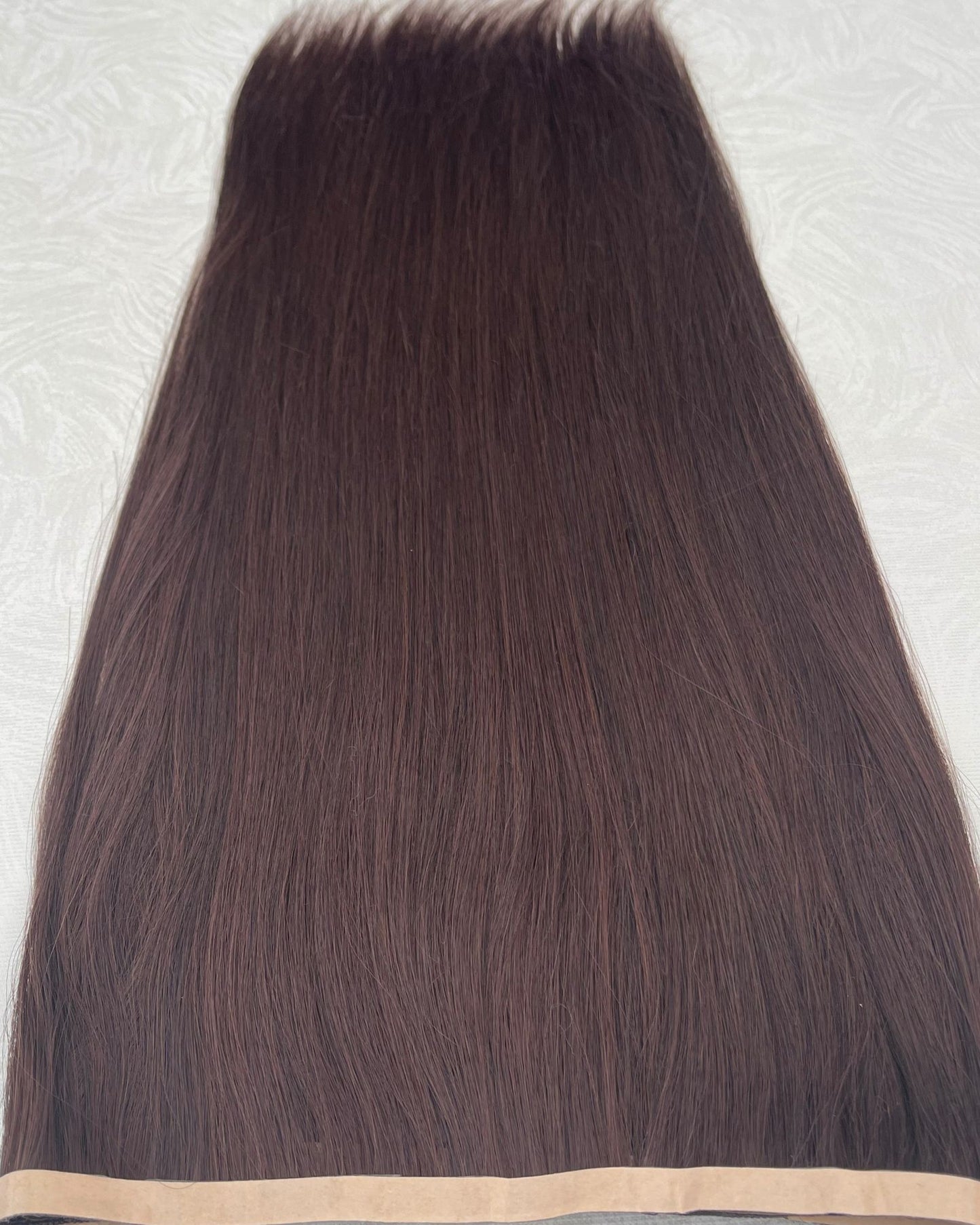 26” 200g Tape-In Weft Bio-Protein Fibre Chocolate Brown