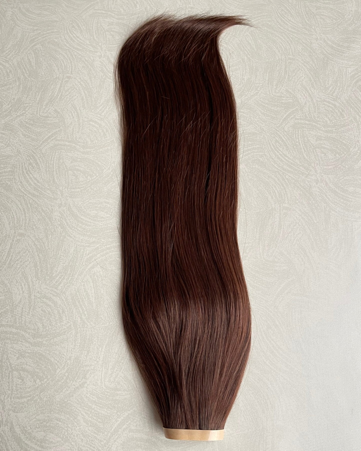 26” 200g Tape-In Weft Bio-Protein Fibre Dark Chestnut