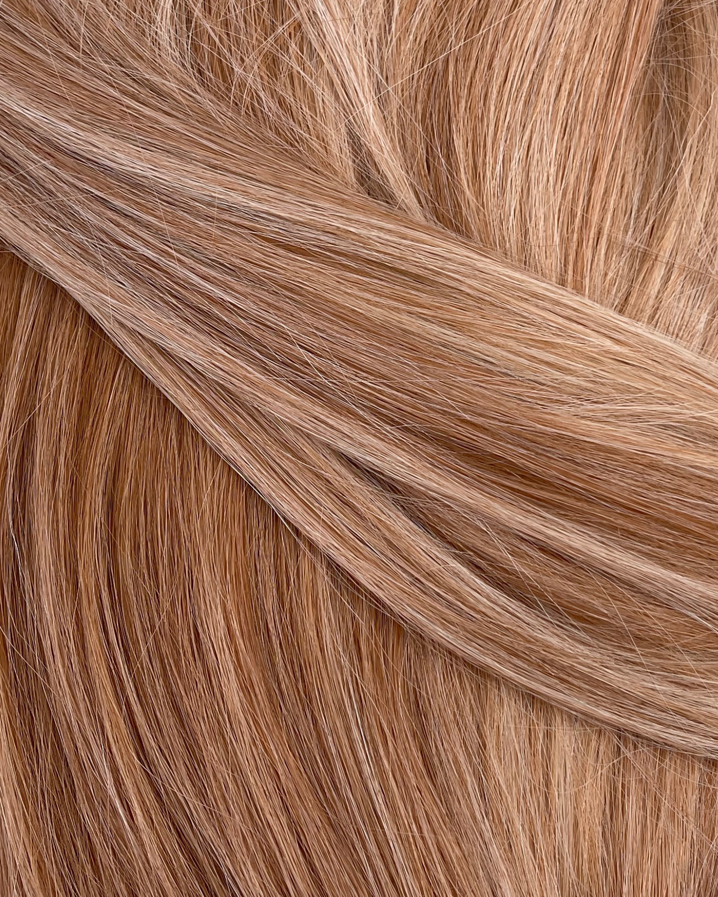 26” 200g Tape-In Weft Bio-Protein Fibre Dark Blonde Highlighted