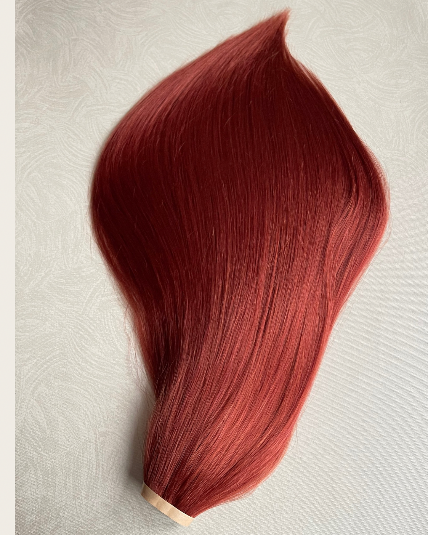 26” 200g Tape-In Weft Bio-Protein Fibre Copper Auburn