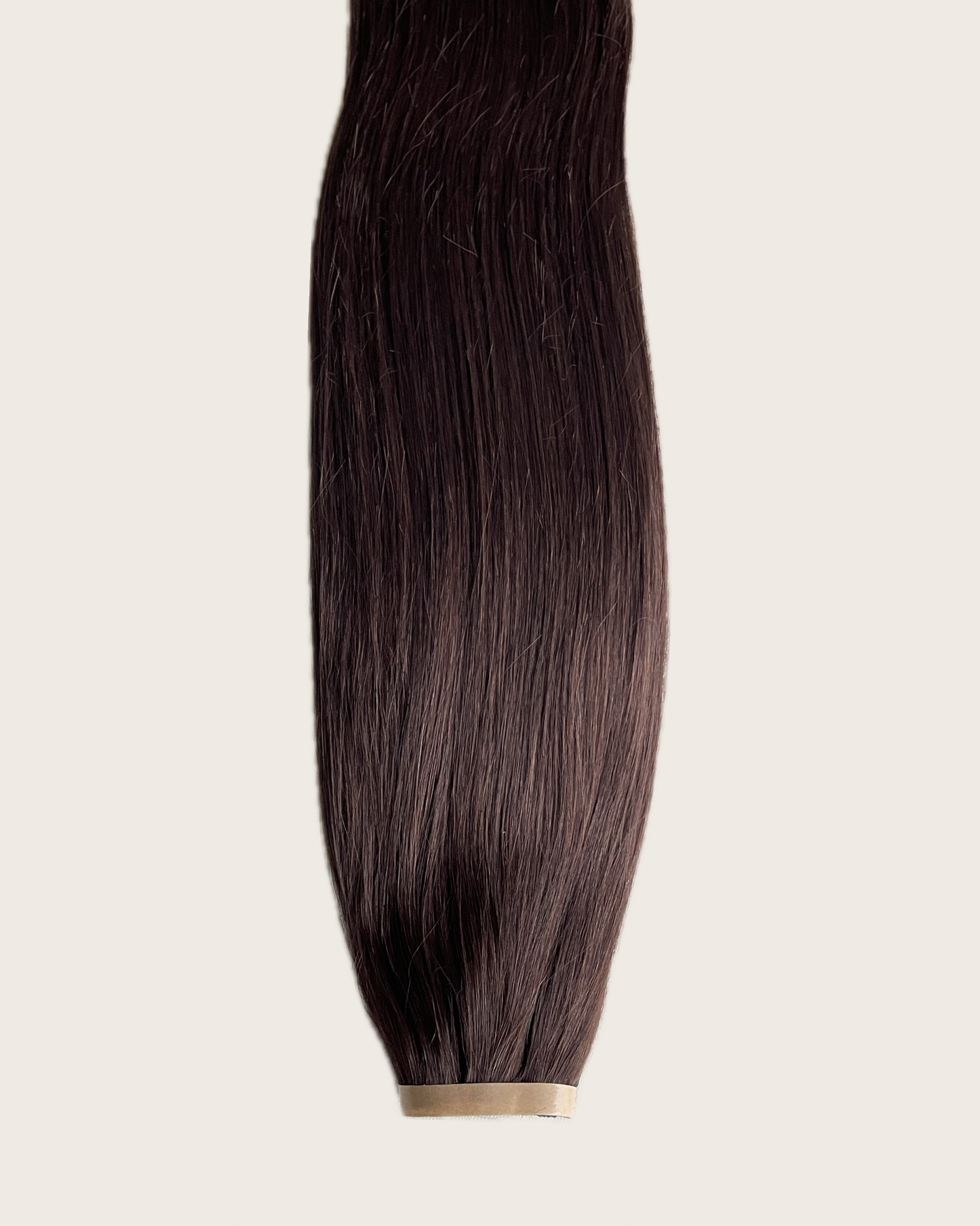 26” 200g Tape-In Weft Bio-Protein Fibre Chocolate Brown