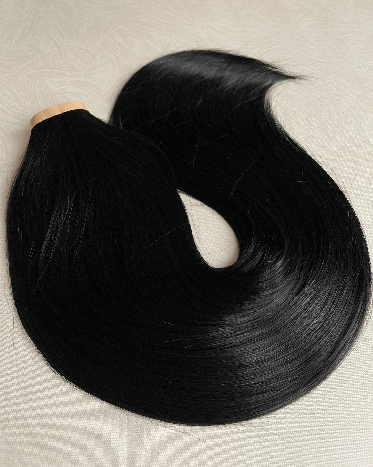 26” 200g Tape-In Weft Bio-Protein Fibre Jet Black