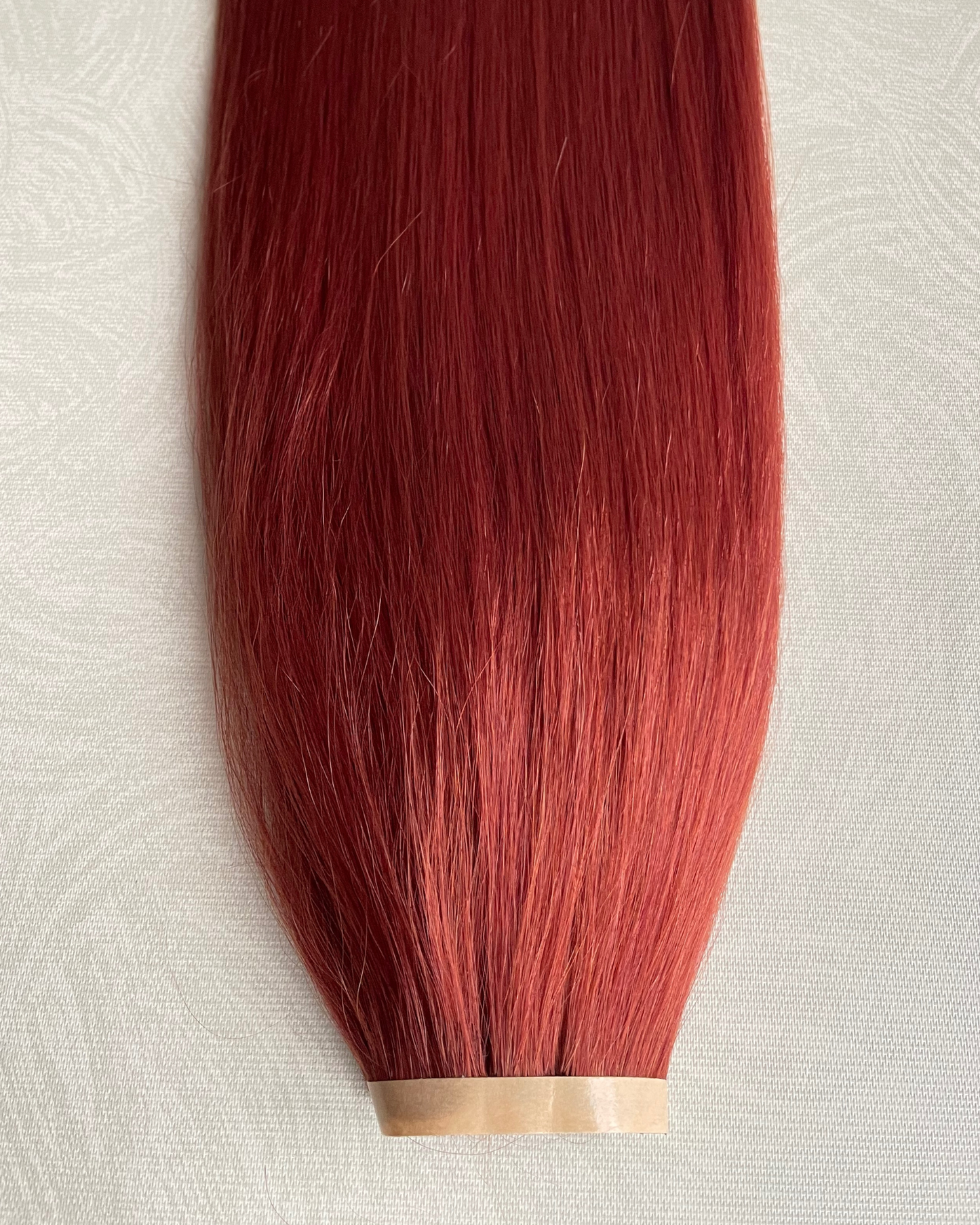26” 200g Tape-In Weft Bio-Protein Fibre Copper Auburn