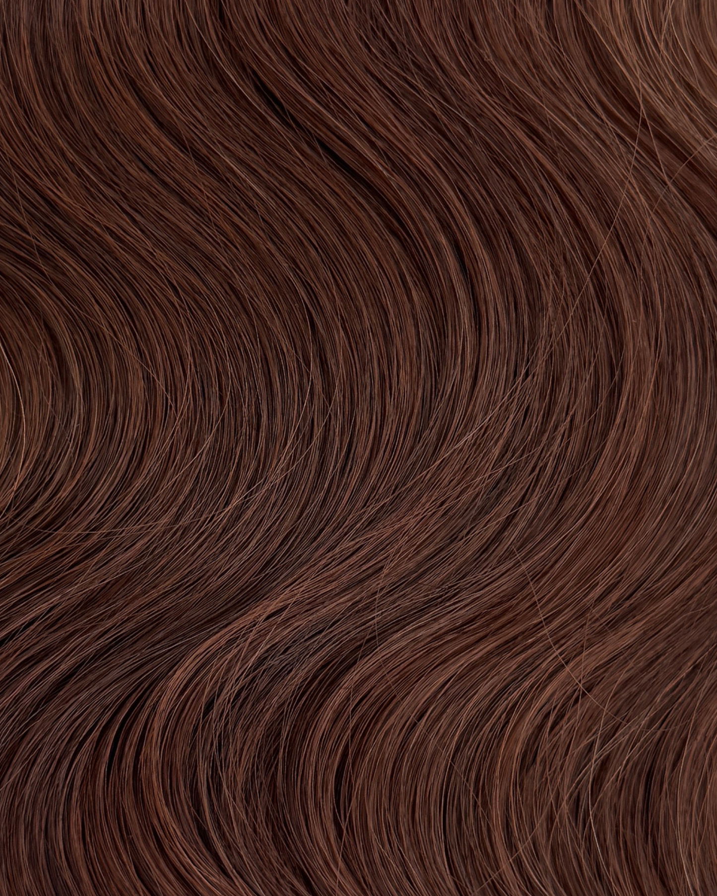 30” Wavy Tape-In Extensions – 210g Bio-Protein Fibre – Chestnut Brown