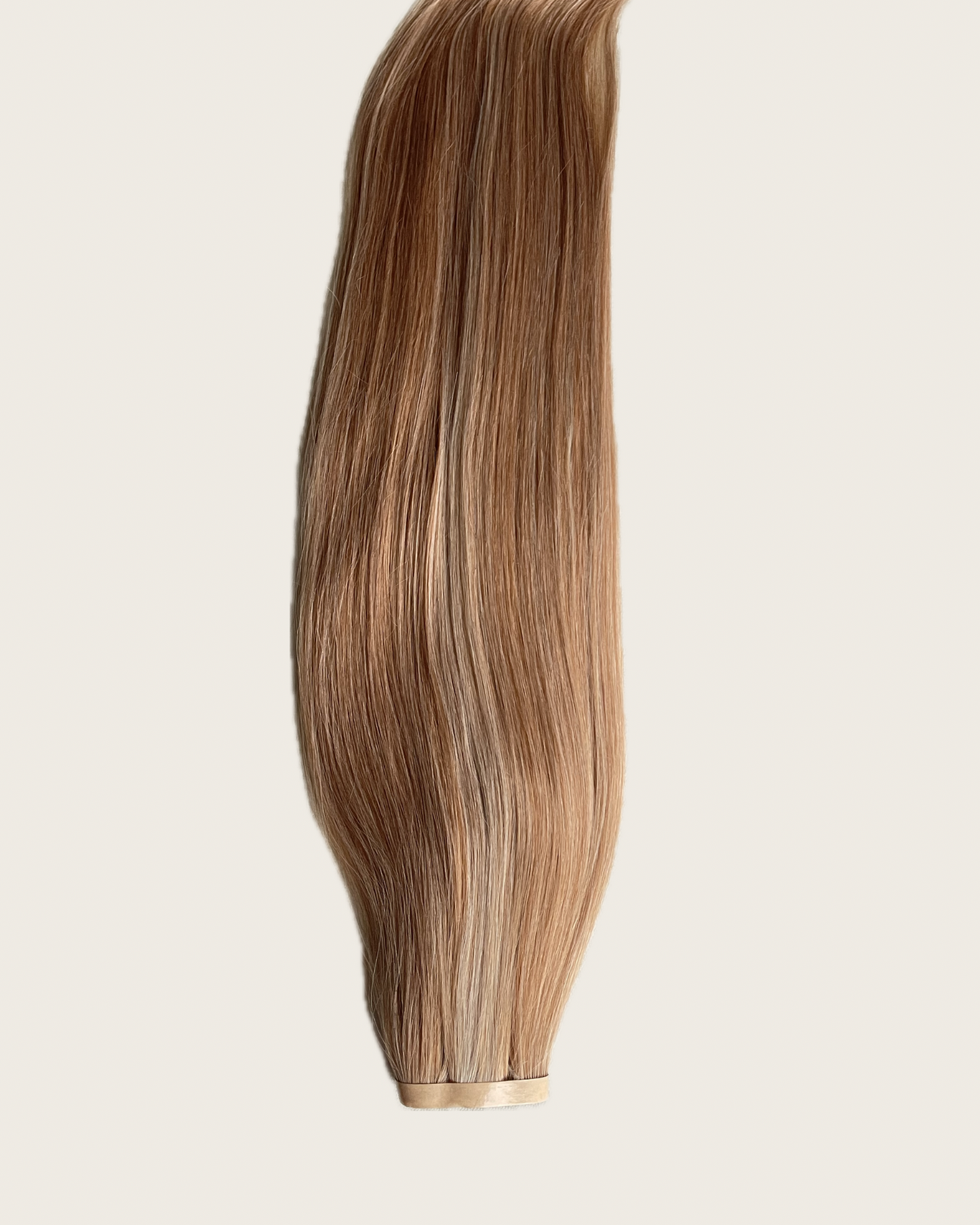 26” 200g Tape-In Weft Bio-Protein Fibre Dark Blonde Highlighted