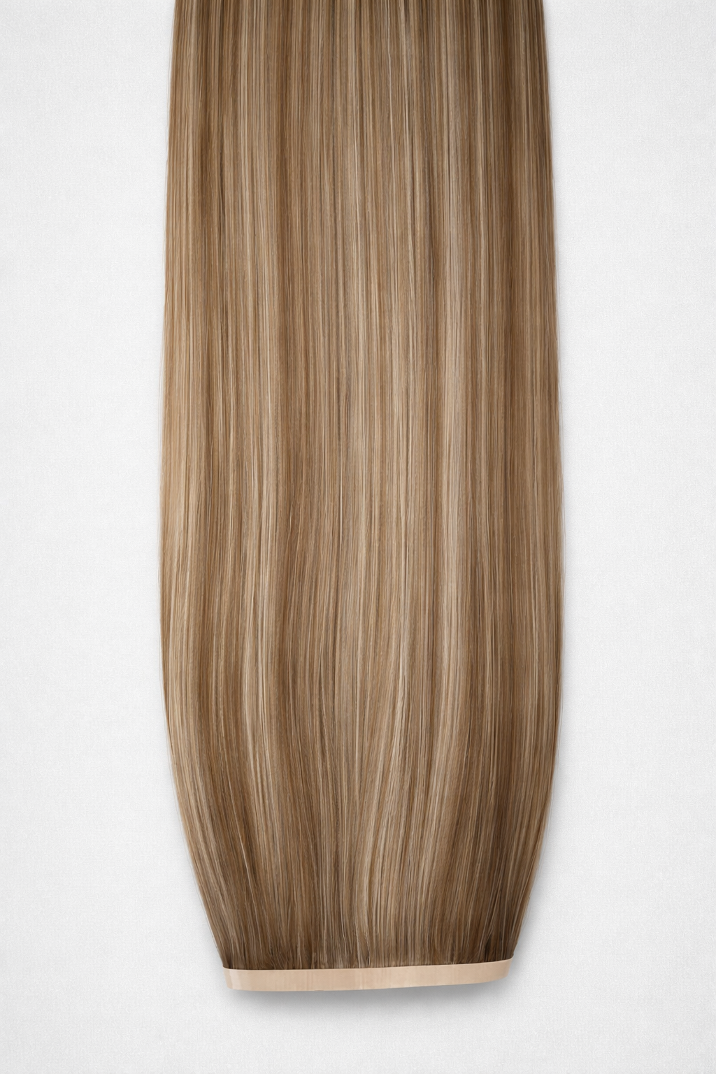 26” 210g Tape-In Weft Bio-Protein Fibre Highlighted Medium Blonde