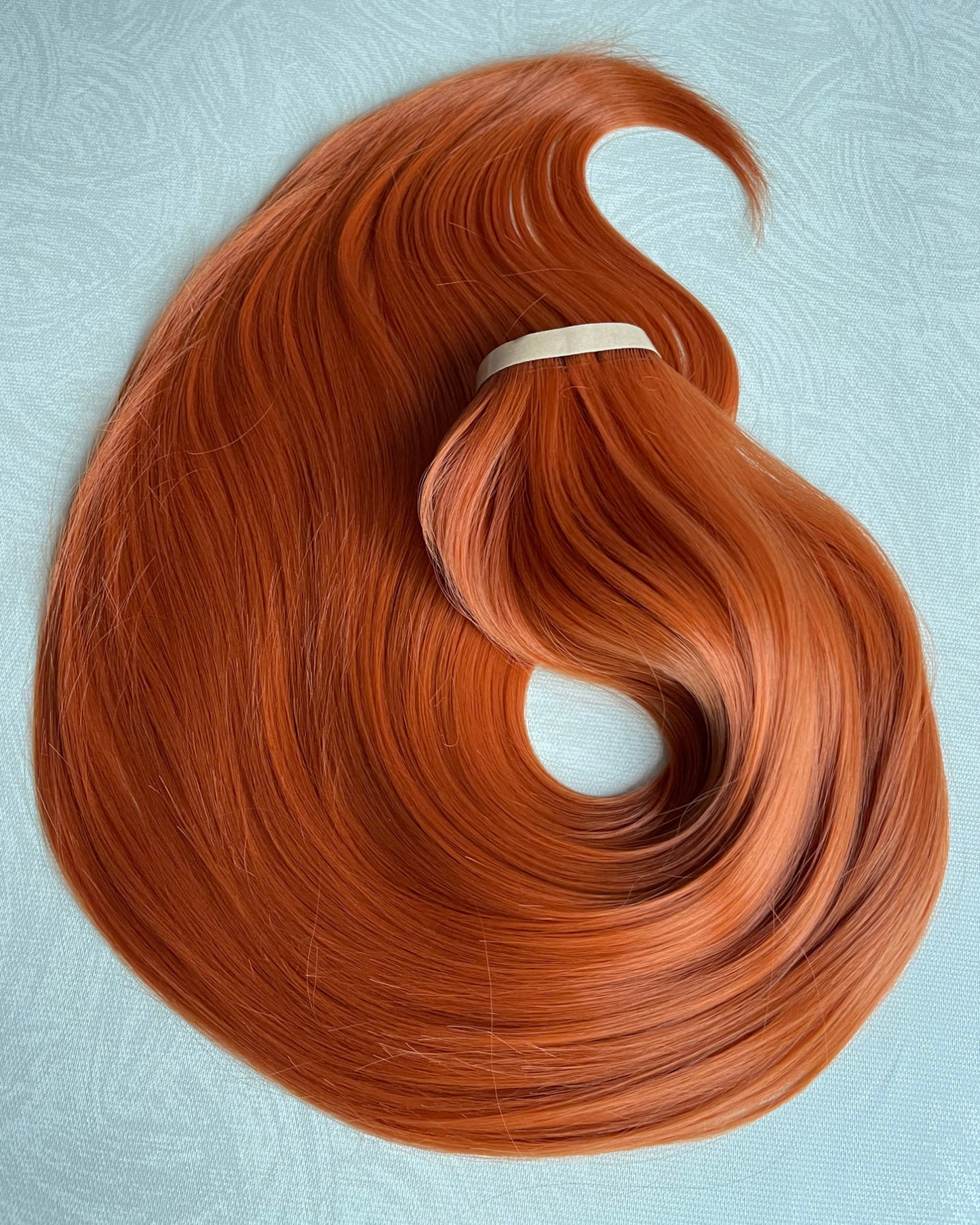 26” 200g Tape-In Weft Bio-Protein Fibre Vibrant Ginger