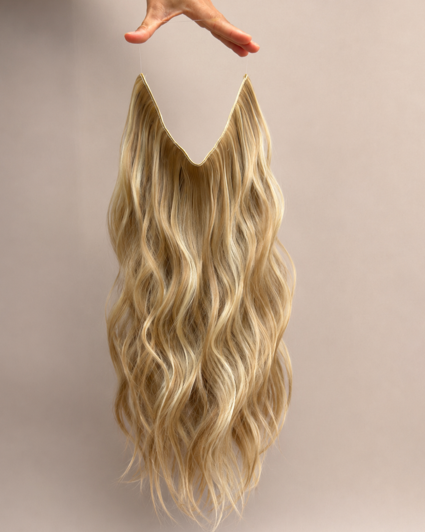 22’ Halo Hair Extensions – Soft Wave