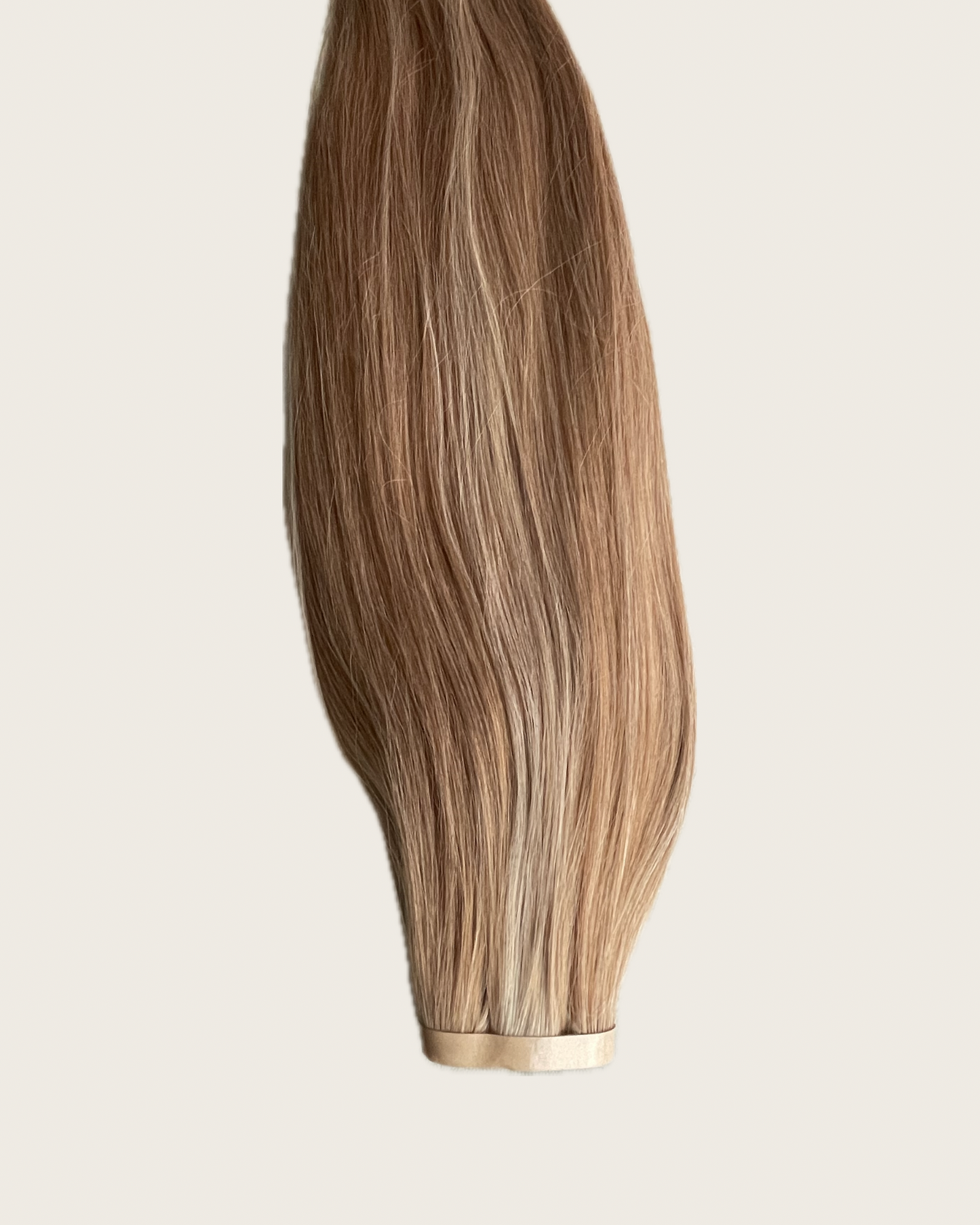 26” 200g Tape-In Weft Bio-Protein Fibre Dark Blonde Highlighted