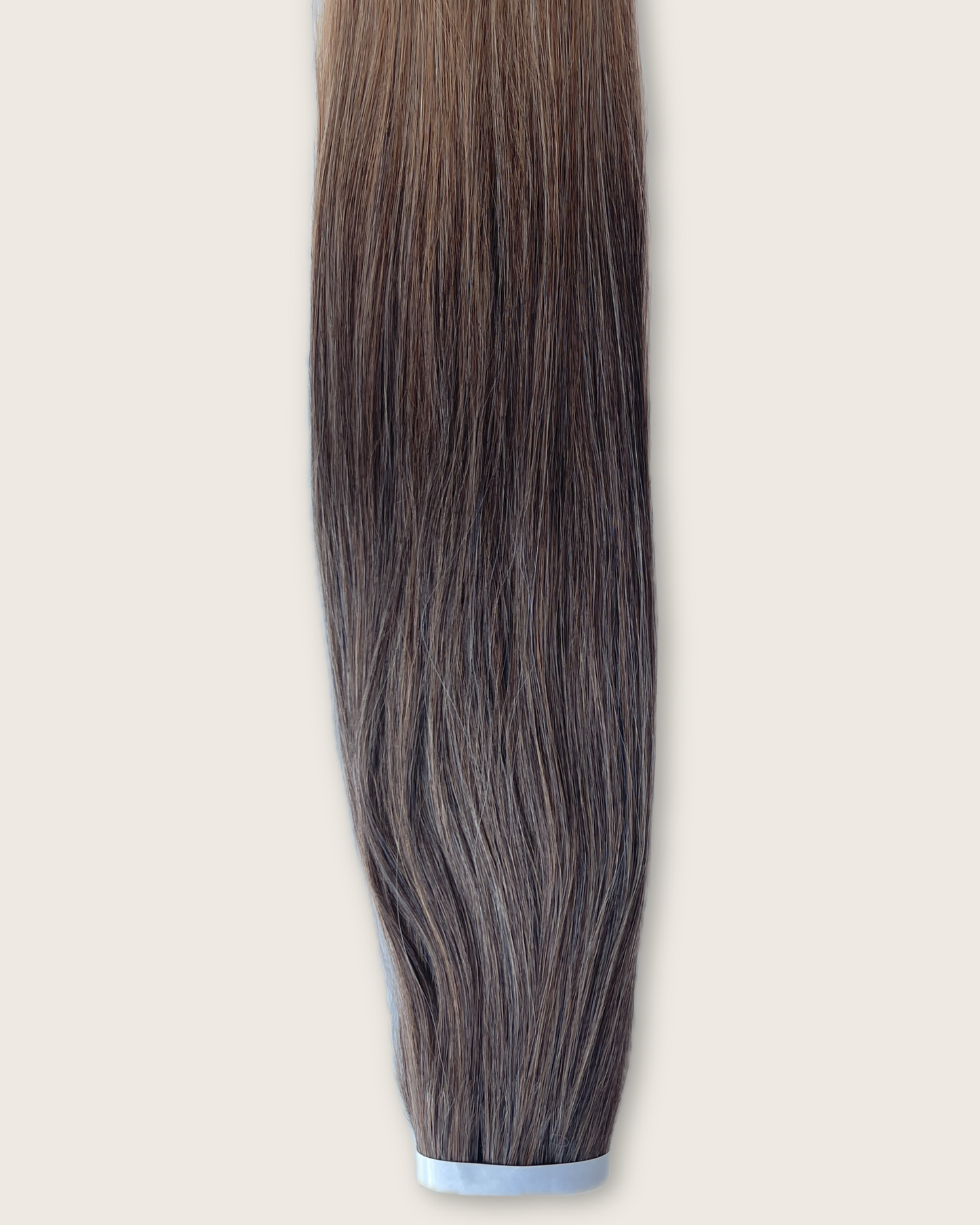 26” 200g Tape-In Weft Bio-Protein Fibre Toffee Brown Balayage