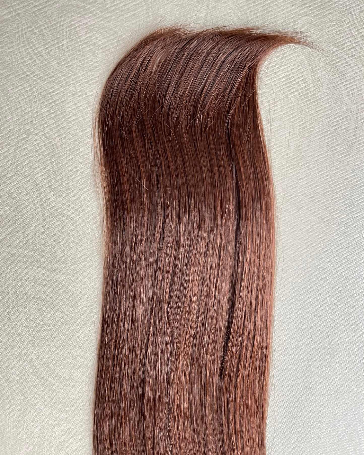 26” 200g Tape-In Weft Bio-Protein Fibre Dark Chestnut