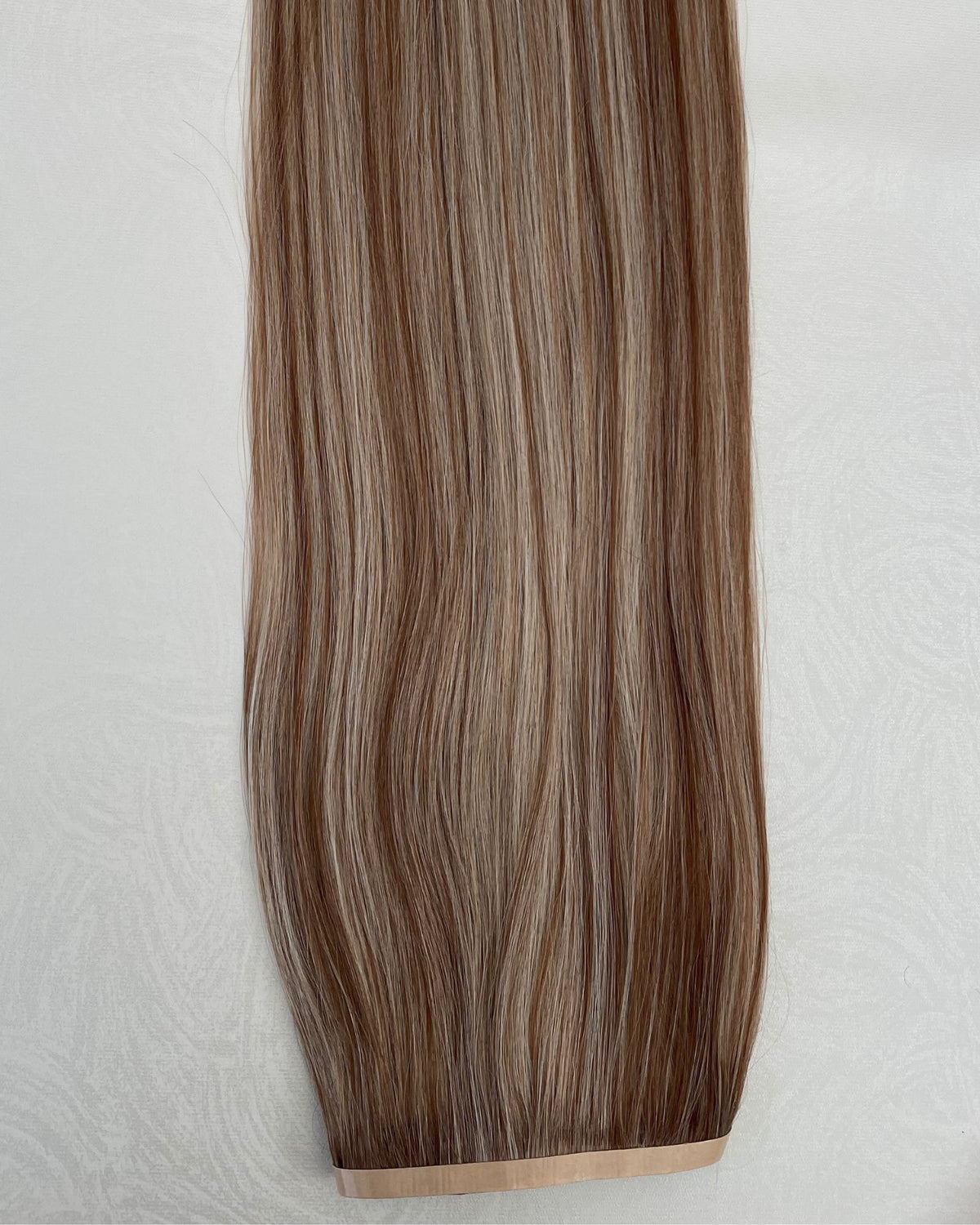 26” 210g Tape-In Weft Bio-Protein Fibre Highlighted Medium Blonde