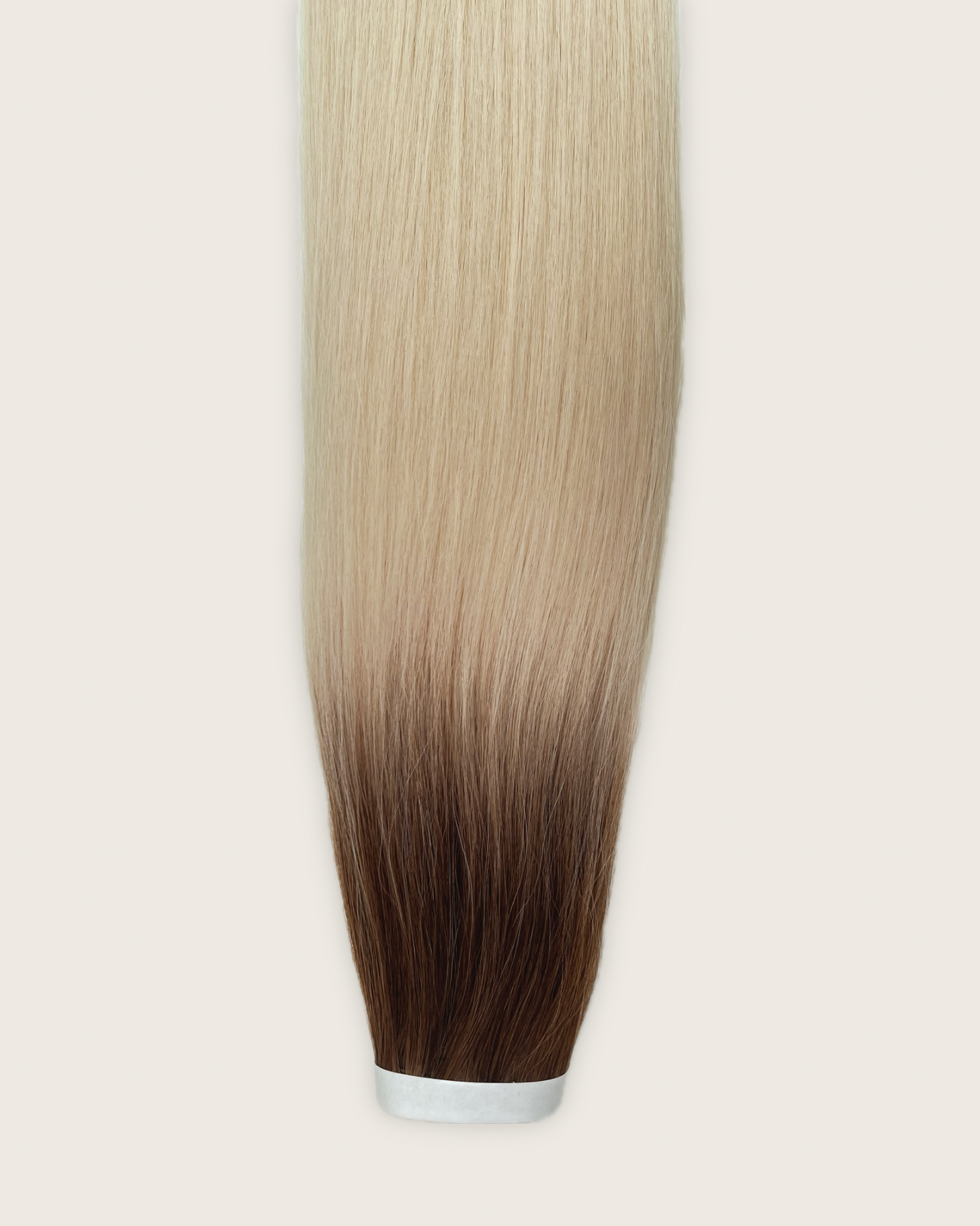 26” 200g Tape-In Weft Bio-Protein Fibre Rooted Bleach Blonde
