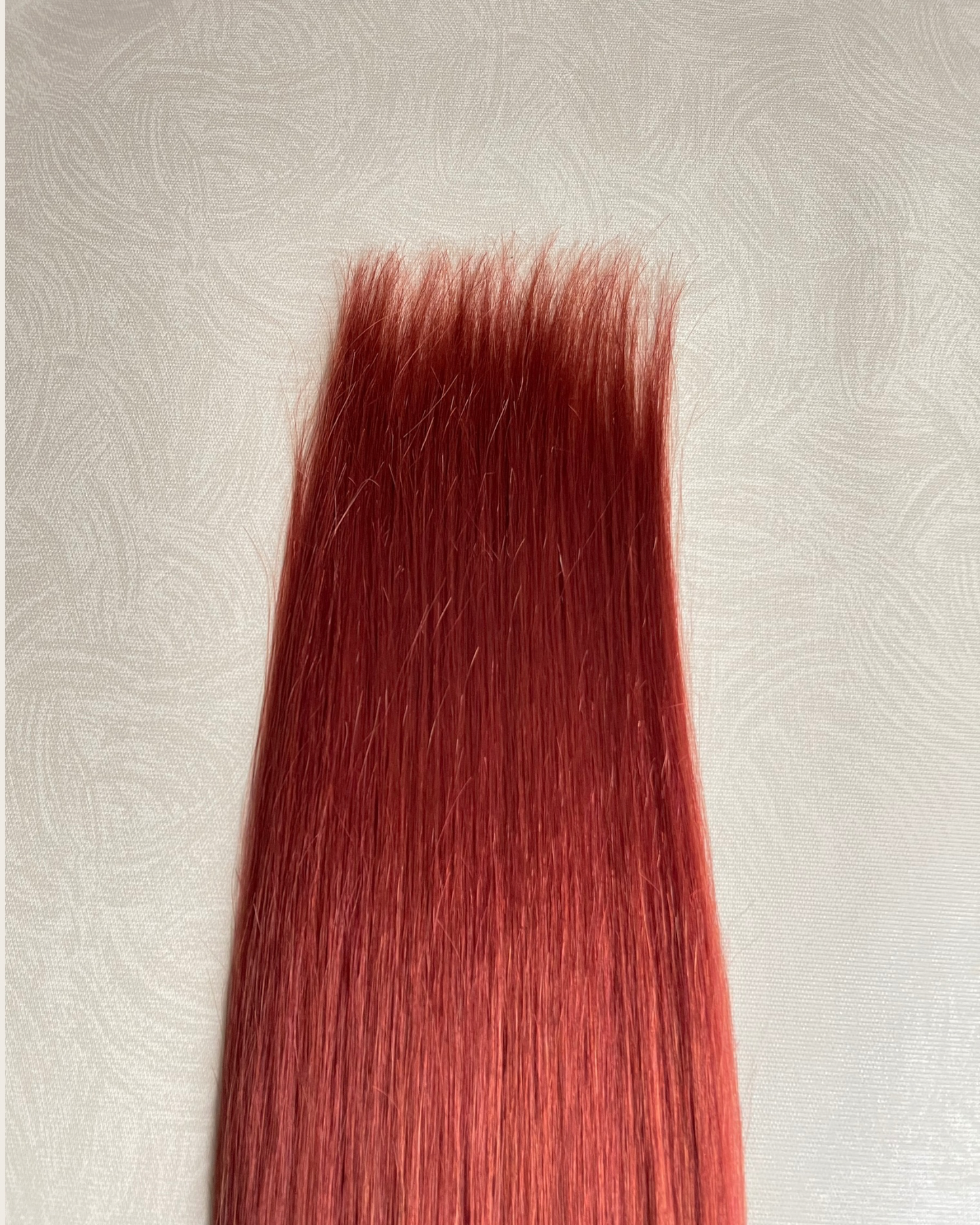 26” 200g Tape-In Weft Bio-Protein Fibre Copper Auburn