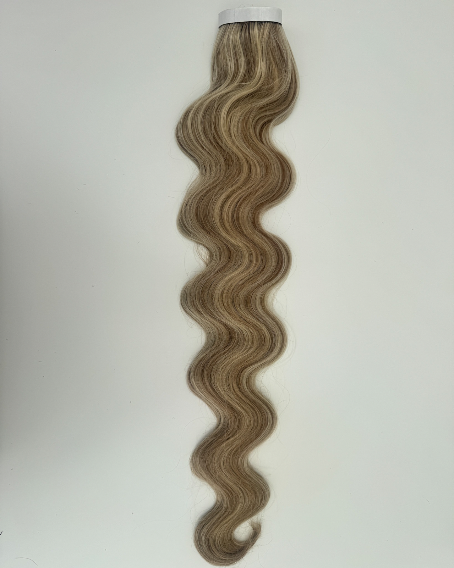 30” Wavy Tape-In Extensions – 210g Bio-Protein Fibre – Piano Blonde