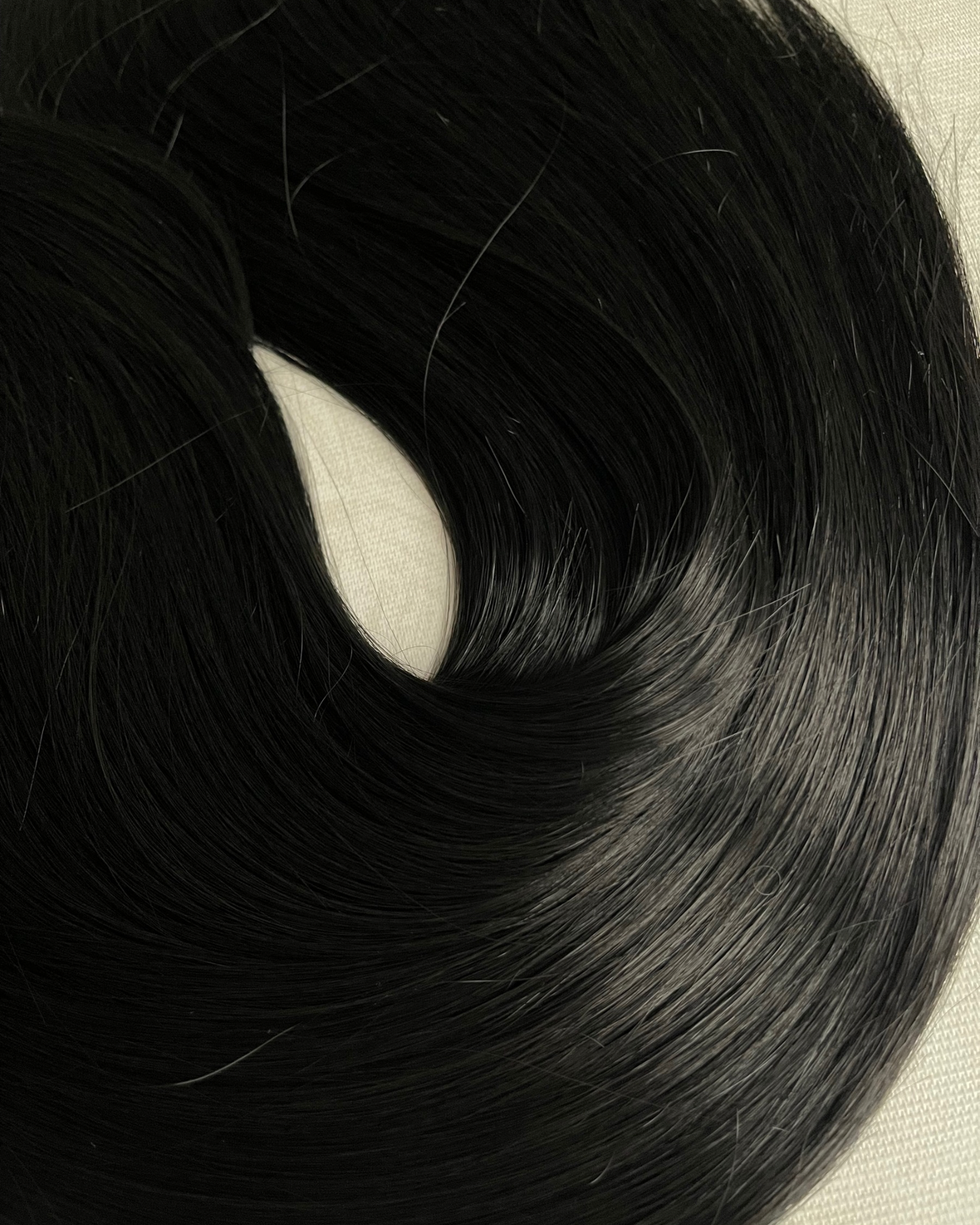 26” 200g Tape-In Weft Bio-Protein Fibre Jet Black