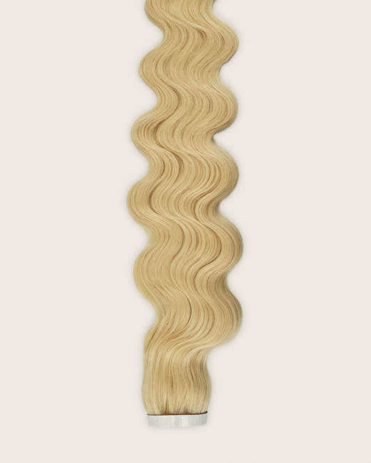 30” Wavy Tape-In Extensions – 210g Bio-Protein Fibre – Light Blonde