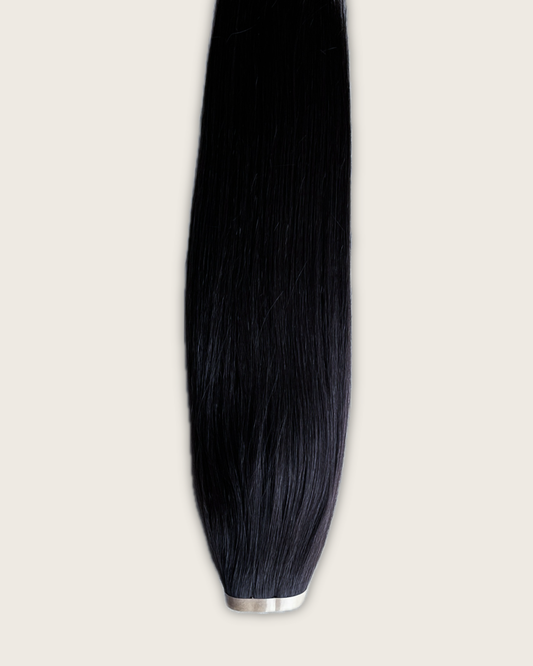26” 200g Tape-In Weft Bio-Protein Fibre Soft Black