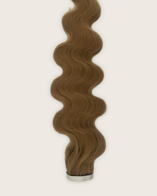 30” Wavy Tape-In Extensions – 210g Bio-Protein Fibre – Dark Blonde