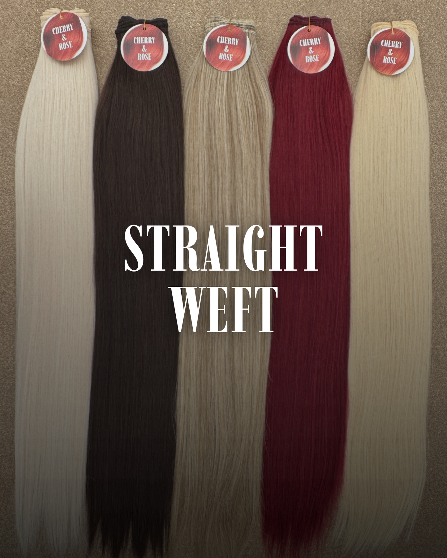 26” Straight 200g Bio-Protein Fibre Weft Hair Extensions