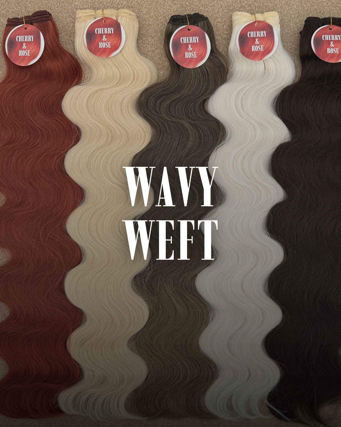 30” Wavy 200g Bio-Protein Fibre Weft Hair Extensions