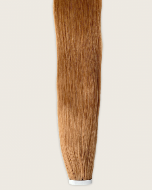26” 200g Tape-In Weft Bio-Protein Fibre Auburn Blonde