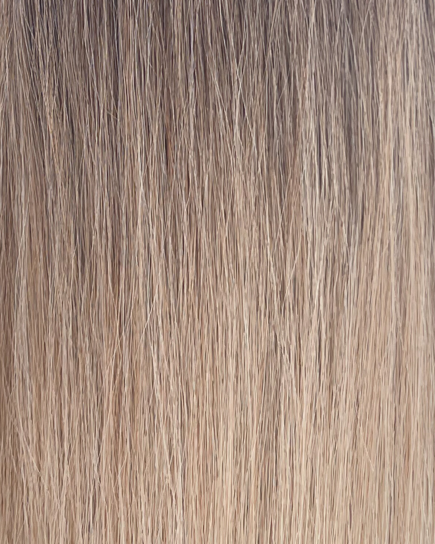 26” 200g Tape-In Weft Bio-Protein Fibre Rooted Ash Beige Blonde
