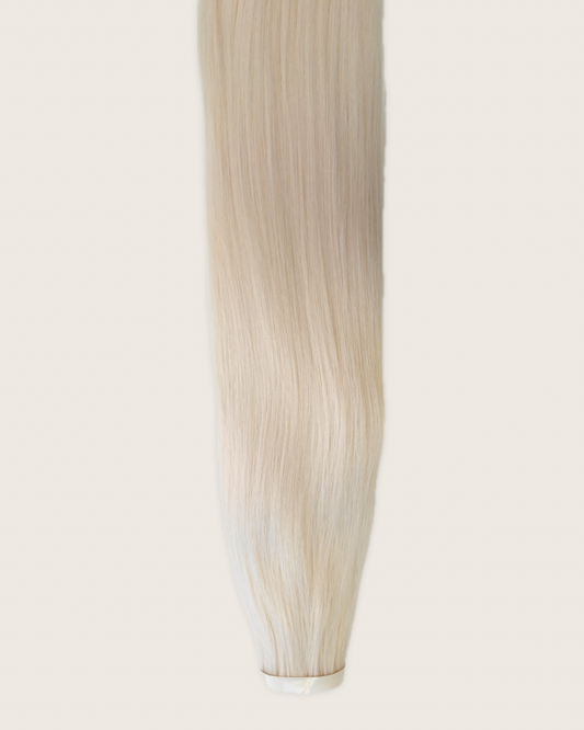 26” 200g Tape-In Weft Bio-Protein Fibre Ivory Blonde