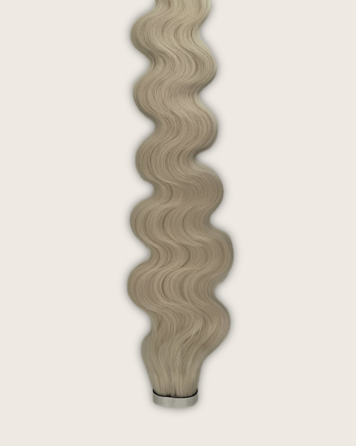 30” Wavy Tape-In Extensions – 210g Bio-Protein Fibre – Ice Blonde